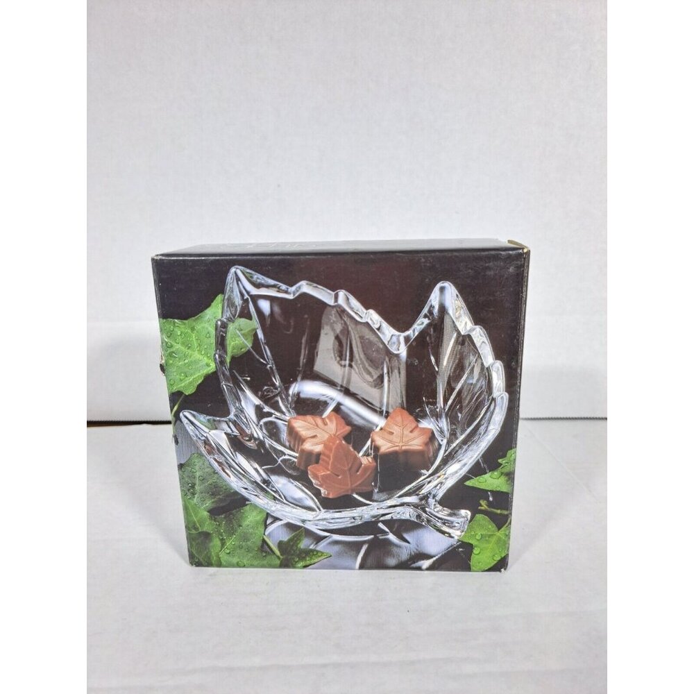 Vintage Studio Nova Maple Leaf Candy Bowl 5 1/2" New In Box